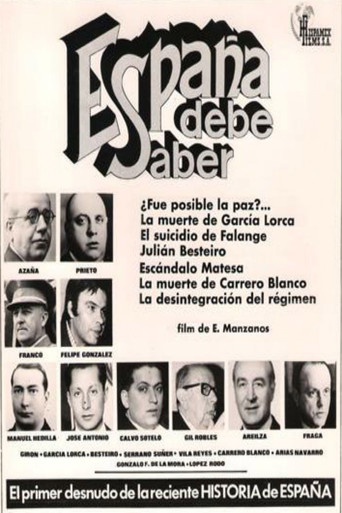 España debe saber movie poster