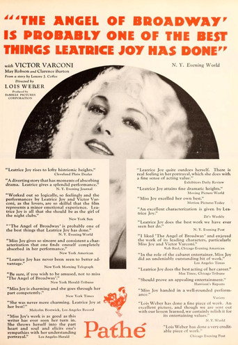 The Angel of Broadway movie poster