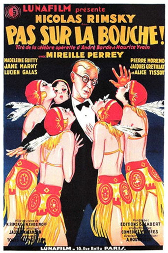 Not on the mouth movie poster