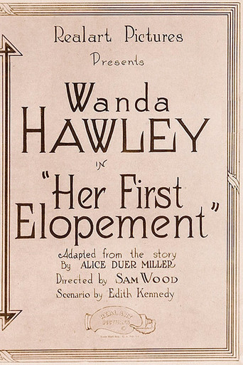 Her First Elopement movie poster