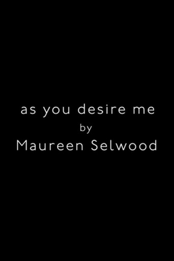 As You Desire Me movie poster