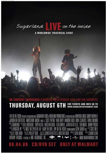 Sugarland: Live on the Inside movie poster