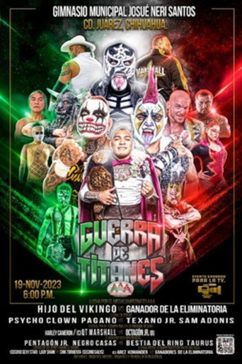 AAA Guerra De Titanes 2023 movie poster