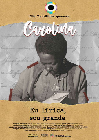 Carolina Maria de Jesus: Eu lirica, sou grande movie poster