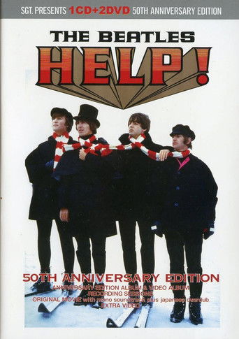 THE BEATLES in HELP! movie poster