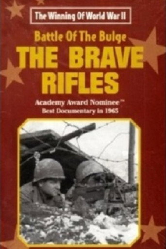 The Battle of the Bulge... The Brave Rifles movie poster