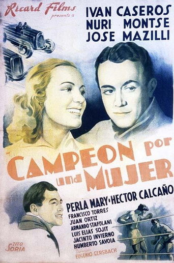 Campeón por una mujer movie poster