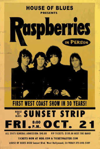 Raspberries: Live on Sunset Strip movie poster