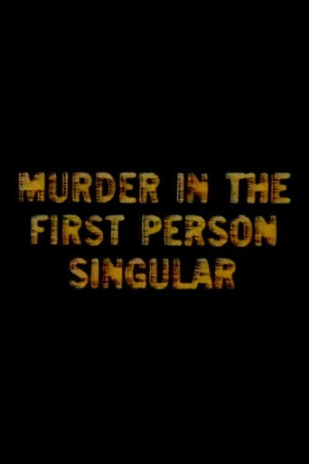 Murder in the First Person Singular movie poster