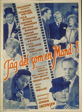 Tag det som en mand movie poster