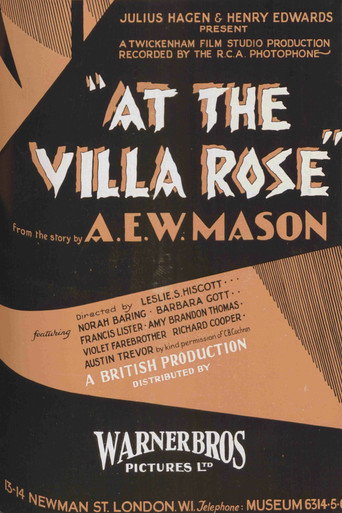 At the Villa Rose movie poster
