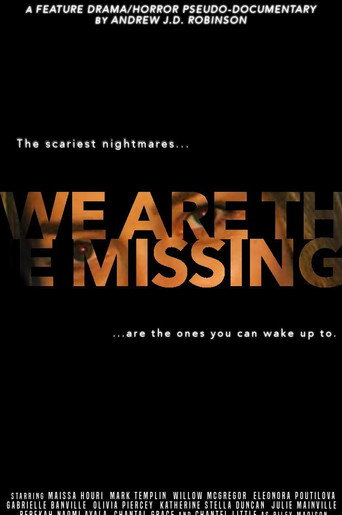 We Are The Missing movie poster