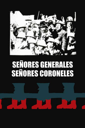 Señores coroneles, señores generales movie poster