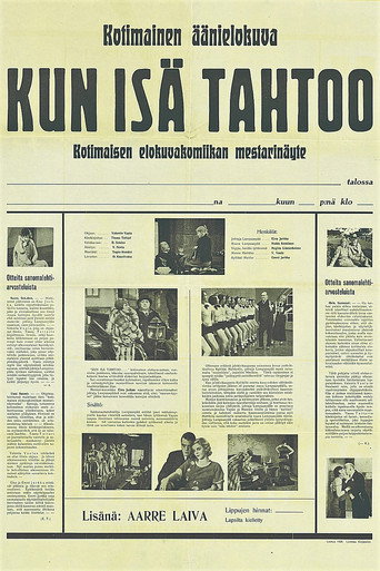 Kun isä tahtoo… movie poster