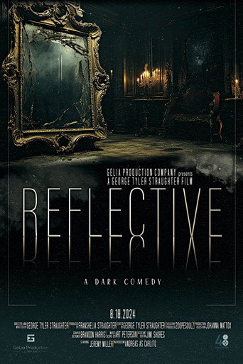 Reflective movie poster