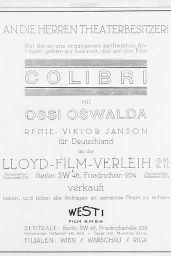 Colibri movie poster