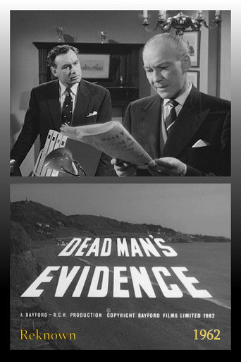 Dead Man's Evidence movie poster