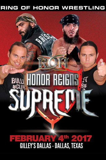 ROH: Honor Reigns Supreme movie poster