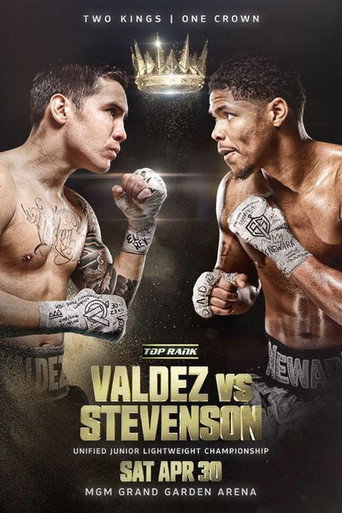 Oscar Valdez vs. Shakur Stevenson movie poster