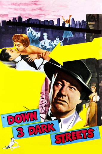 Down Three Dark Streets movie poster
