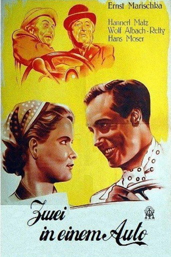 Zwei in einem Auto movie poster