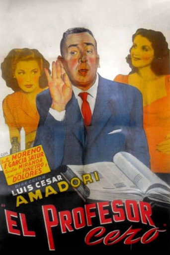 El profesor Cero movie poster