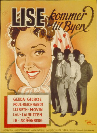 Lise kommer til byen movie poster