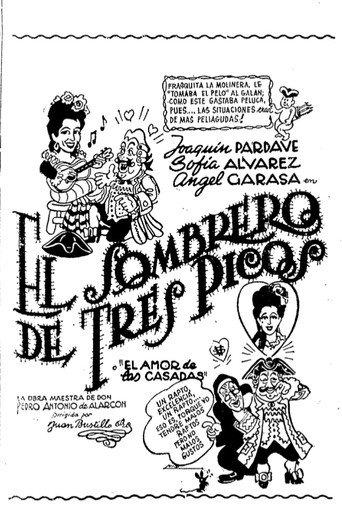 El sombrero de tres picos movie poster