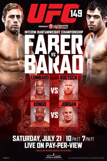 UFC 149: Faber vs. Barao movie poster