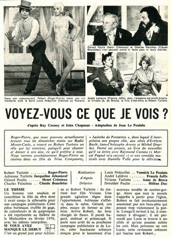 Voyez-vous ce que je vois movie poster