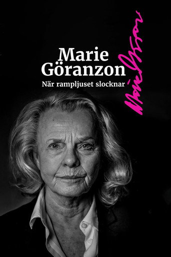 Marie Göranzon - när rampljuset slocknar movie poster