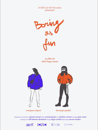Boring as fun movie poster