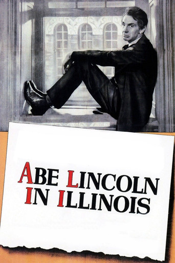 Abe Lincoln in Illinois movie poster