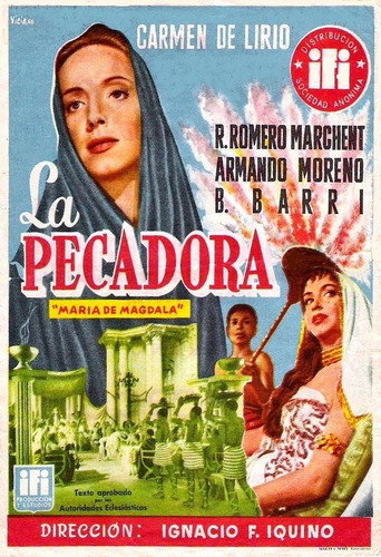 La pecadora movie poster