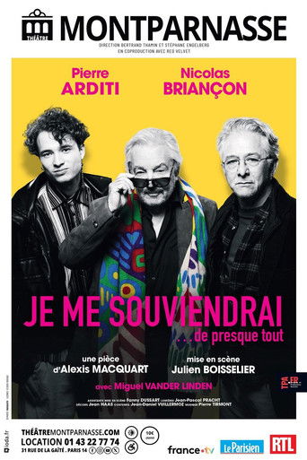 Je me souviendrai... de presque tout movie poster