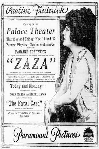 Zaza movie poster