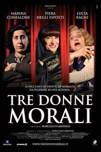 Tre donne morali movie poster