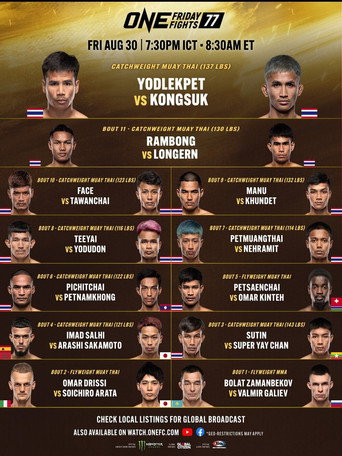 ONE Friday Fights 77: Yodlekpet vs. Kongsuk movie poster