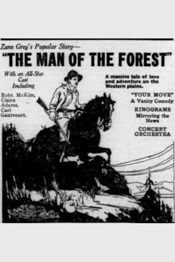The Man Of The Forest movie poster