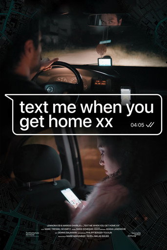 Text me when you get home xx movie poster