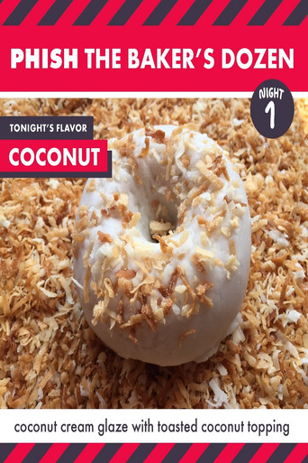 Phish: The Baker's Dozen: Night 1 - Coconut movie poster