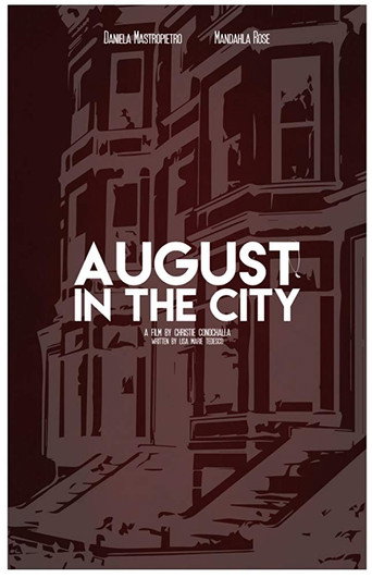 August in the City movie poster