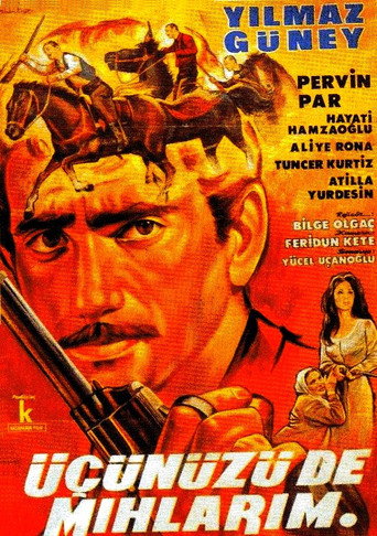 Üçünüzü de mıhlarım movie poster