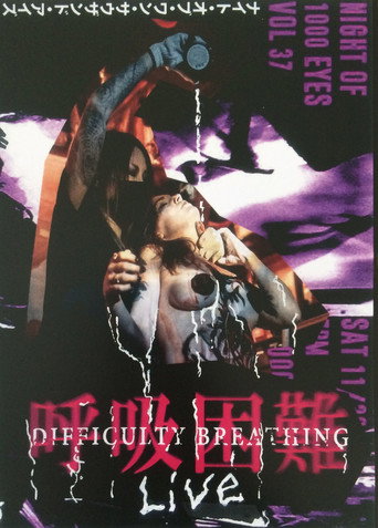 Difficulty Breathing LIVE at Night of 1000 Eyes movie poster