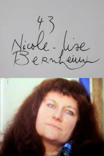 Cinématon n°43 : Nicole-Lise Bernheim movie poster