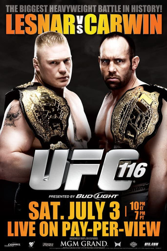 UFC 116: Lesnar vs. Carwin movie poster