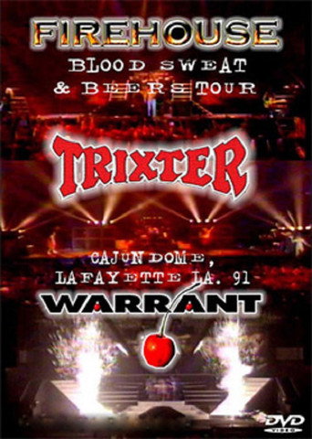Warrant, Trixster & Firehouse Live in Lafayette 1991 movie poster
