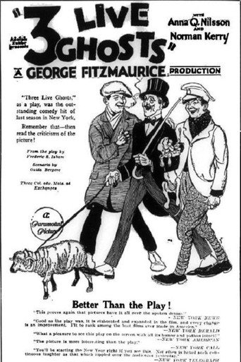 Three Live Ghosts movie poster