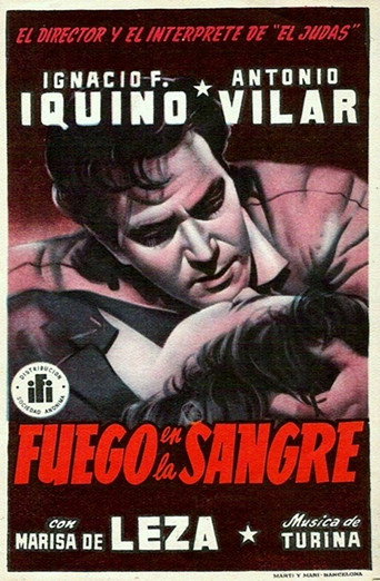 Fuego en la sangre movie poster