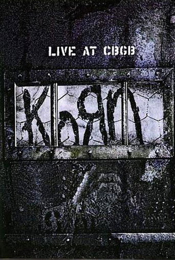 Korn - Live at CBGB's movie poster
